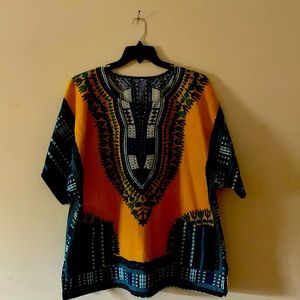 Klubkool Dashiki Shirt tribal African Cafari Boh